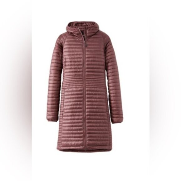 L.L.Bean Ultralight 850 Down Sweater Coat 2X in Black Plum - Picture 10 of 10